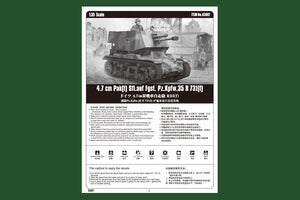 Hobby Boss 83807 4,7 cm Pak(t) Sfl.auf Fgst. Pz.Kpfw.35 R 731(f) (1/35) – imagen 2