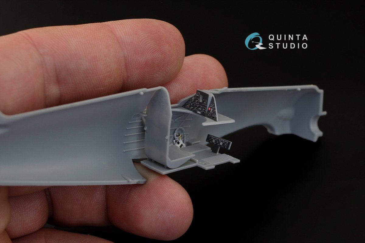 Intérieur imprimé en 3D et coloré sur papier décalcomanie Quinta Studio QD48127 IAR-80 (pour kit HobbyBoss) 1/48 – Bild 6