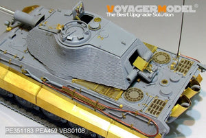 Maquette Voyager PE351183 Char King Tiger allemand de la Seconde Guerre mondiale (tourelle Porsche) (pour kit DRAGON/ZVEZDA) 1/35 – imagen 13