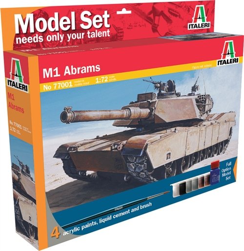 Italeri 77001 M1 ABRAMS - Maquette