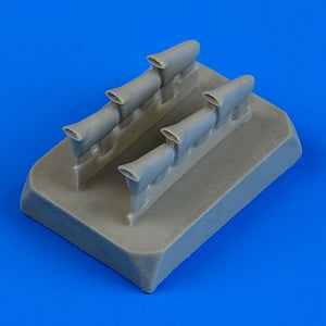 Échappement Quickboost QB72483 Defiant Mk.I - queue de poisson 1/72 Airfix