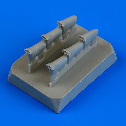 Échappement Quickboost QB72483 Defiant Mk.I - queue de poisson 1/72 Airfix