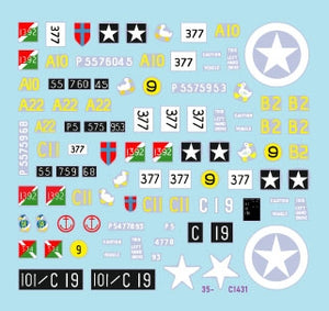 Star Decals 35-C1431 DUKW du Jour J. Amphibiens britanniques n° 3. 101e compagnie (GT) et 377e compagnie (GT) RASC. Échelle 1/35 – Bild 3