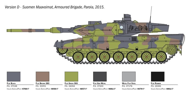 Italeri 6567 LEOPARD 2A6 1/35  – immagine 3