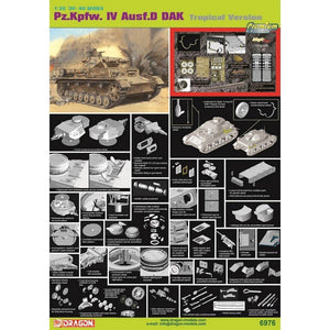 Dragon 6976 Pz.Kpfw.IV Ausf.D DAK Version Tropicale (Édition Premium) 1/35 – Bild 2