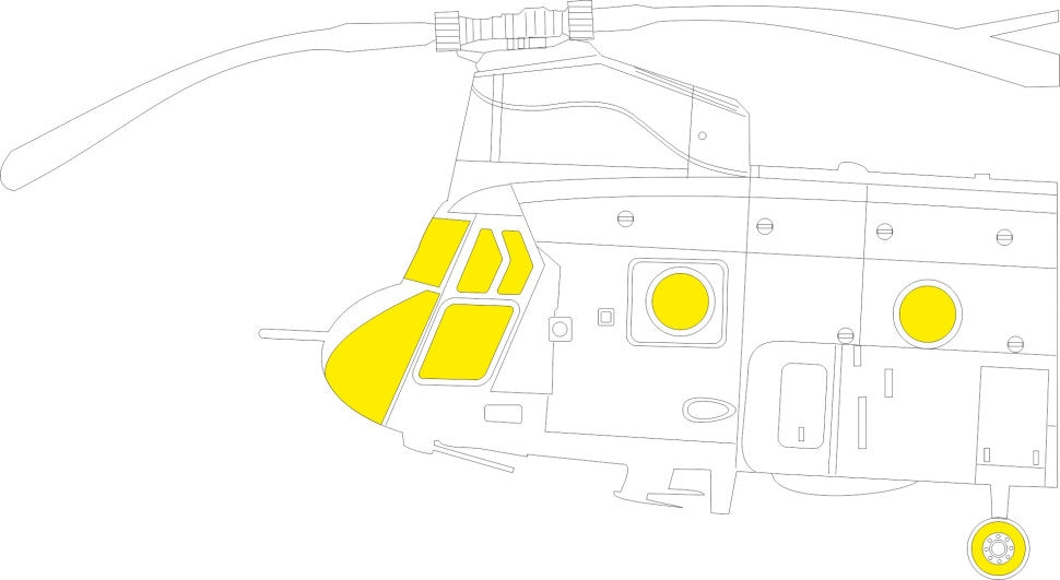 Eduard BIG72185 Chinook HC.1 detail set Airfix 1/72 – zdjęcie 8