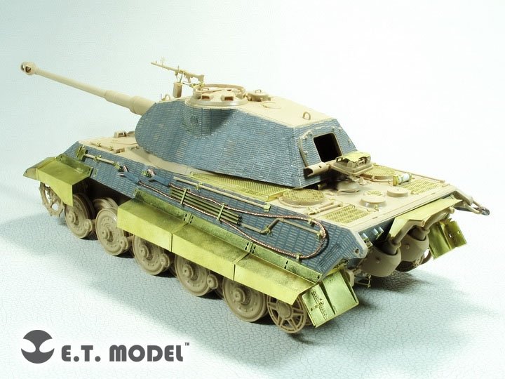 E.T. Model E35-273 WWII German KING TIGER（Porsche Turret）Basic For Meng 1/35 – zdjęcie 6