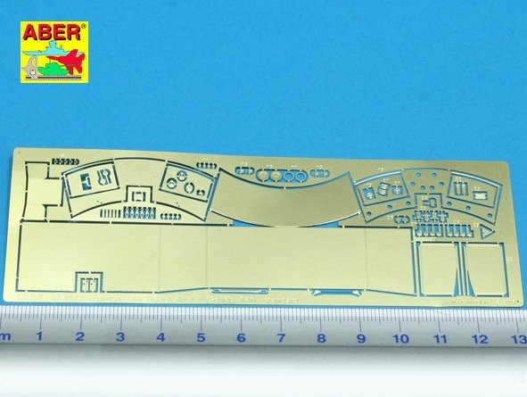 Bac de rangement tourelle Aber 35A102 pour char allemand Pz. Kpfw. VI Tigre I, modèle standard (1/35) – image 2