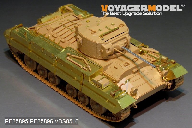 Maquette Voyager PE35895 Char d&amp;#39;infanterie britannique Valentine Mk.II/IV de la Seconde Guerre mondiale (modèle de base pour Tamiya au 1/35) – image 3