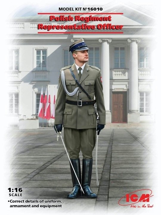 Officier représentant du régiment polonais ICM 16010 1/16