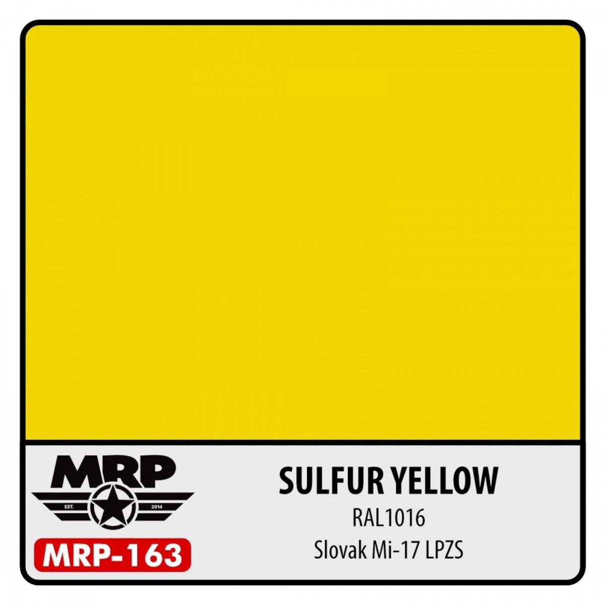 Peinture MR. Paint MRP-163 Jaune Soufre RAL 1016 30 ml