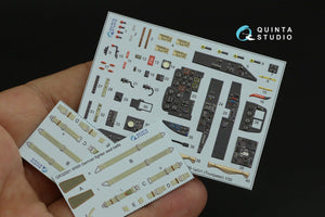 Intérieur imprimé en 3D et coloré sur papier décalcomanie Quinta Studio QD32070 Me 262B1a/U-1 (Trumpeter) 1/32 – image 11
