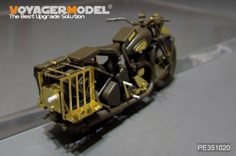 Kit d&amp;#39;amélioration Voyager Model PE351020 pour moto militaire britannique BSA M20 de la Seconde Guerre mondiale, compatible avec la maquette TAMIYA 35316 au 1/35 – Bild 6