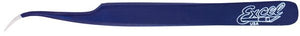 Pince à épiler à pointe biseautée Excel Hobby Tools 30423 (bleue)