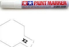 Tamiya 89002 X-2 Marqueur de peinture blanche