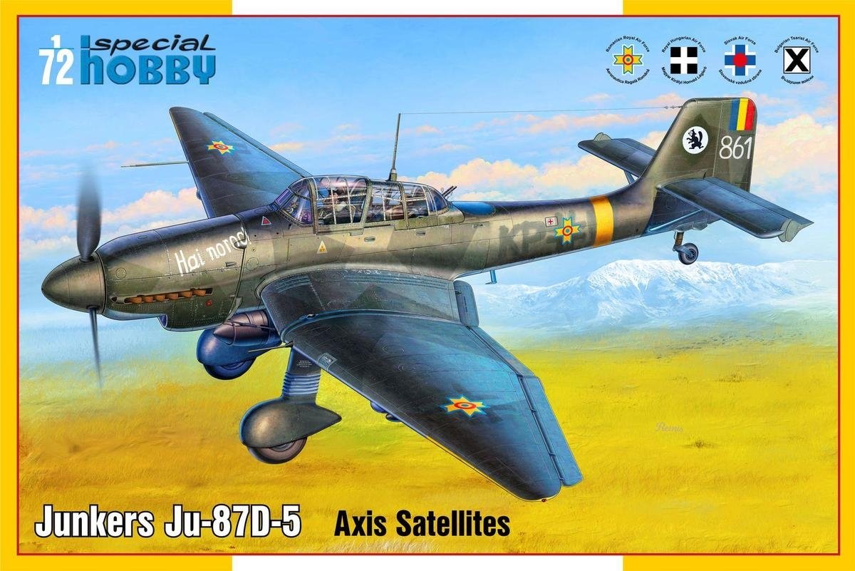 Maquette Special Hobby 72448 Junkers Ju-87D-5 « Satellites de l'Axe » au 1/72