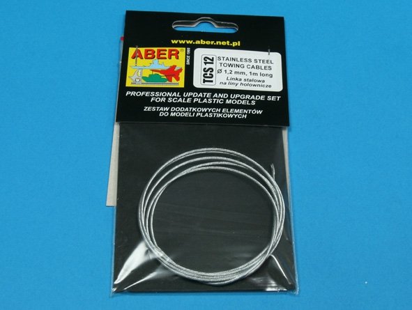 Câbles de remorquage en acier inoxydable Aber TCS12, 1,2 mm, 1 m de long – Bild 4
