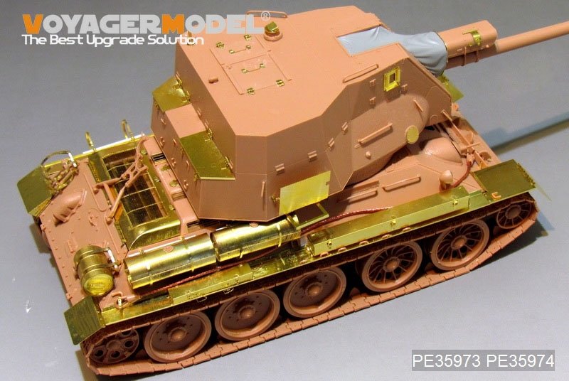 Maquette Voyager PE35973 T-34/122 SPG égyptien de base pour RFM 5013 1/35 – immagine 18