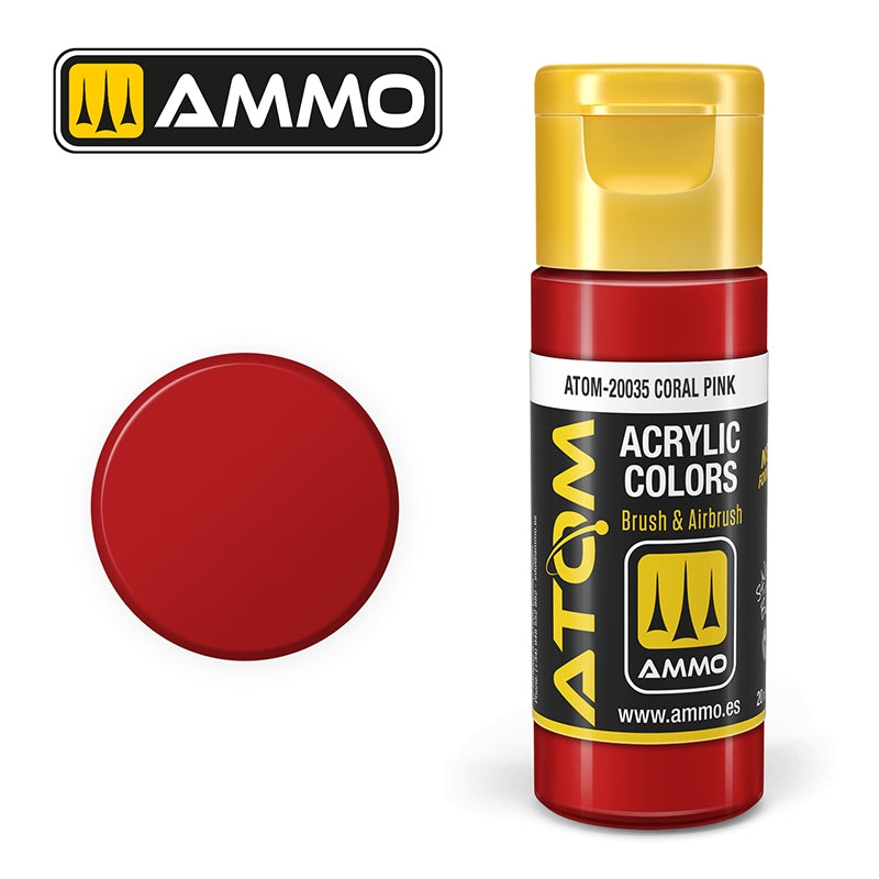 AMMO de Mig Jimenez 20035 ATOM COLOR Rose Corail 20ml