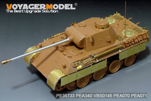 Maquette Voyager PE35733 Panther D allemand de base de la Seconde Guerre mondiale (pour ZVEZDA 3678) 1/35 – Bild 3