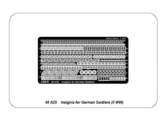 Insigne Aber 48A25 pour les soldats allemands (Seconde Guerre mondiale) – Bild 5