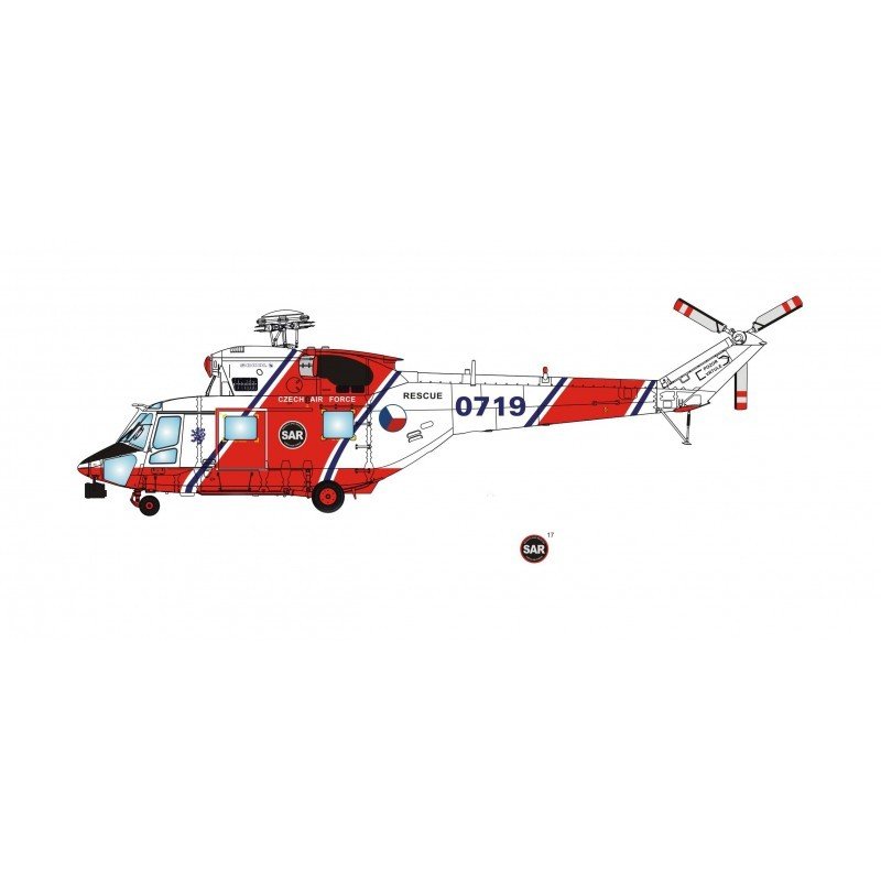 Réponse AA72001 PZL W-3A Sokół Force aérienne tchèque 1/72  – immagine 3