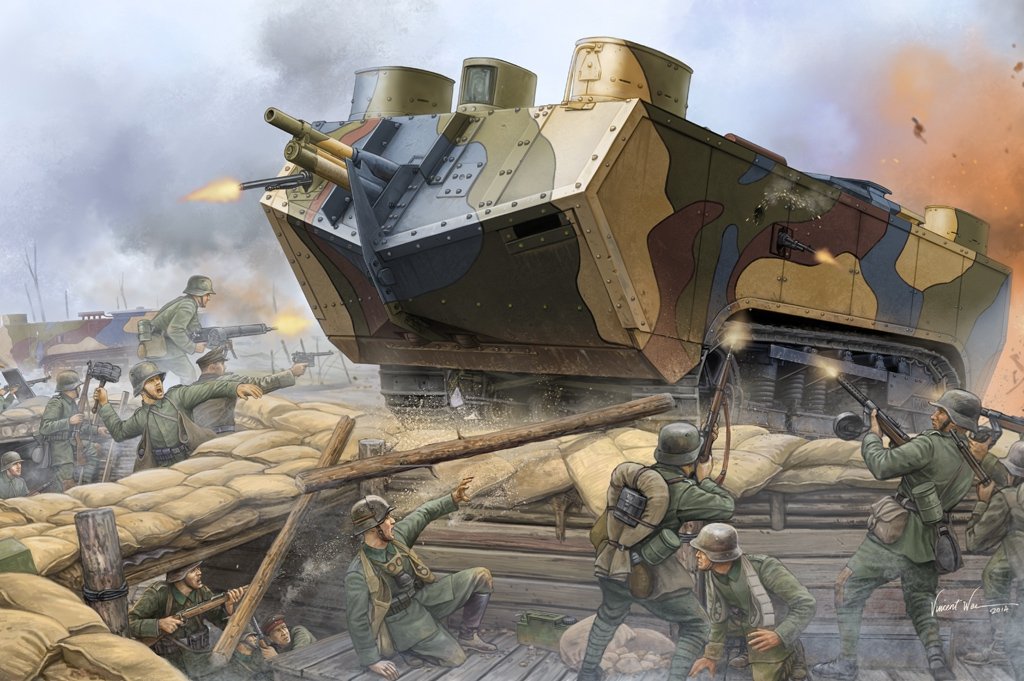 Hobby Boss 83858 Char lourd français Saint-Chamond - Première version