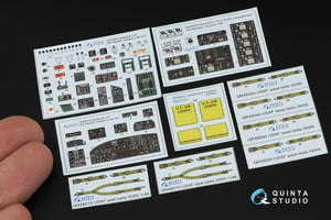 Intérieur imprimé en 3D et coloré sur papier décalcomanie pour Boeing B-17F (Quinta Studio QD48542, HK models, Eduard) à l&amp;#39;échelle 1/48 – immagine 4