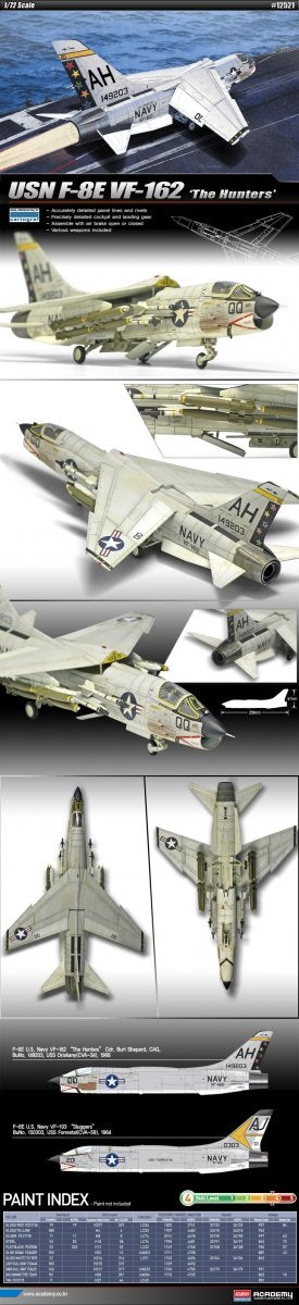 Maquette Academy 12521 USN F-8E VF-162 The Hunters au 1/72 – image 2