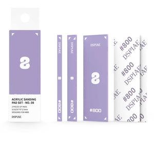 DSPIAE PT-SP08 Jeu de 3 tampons de ponçage acryliques n° 800