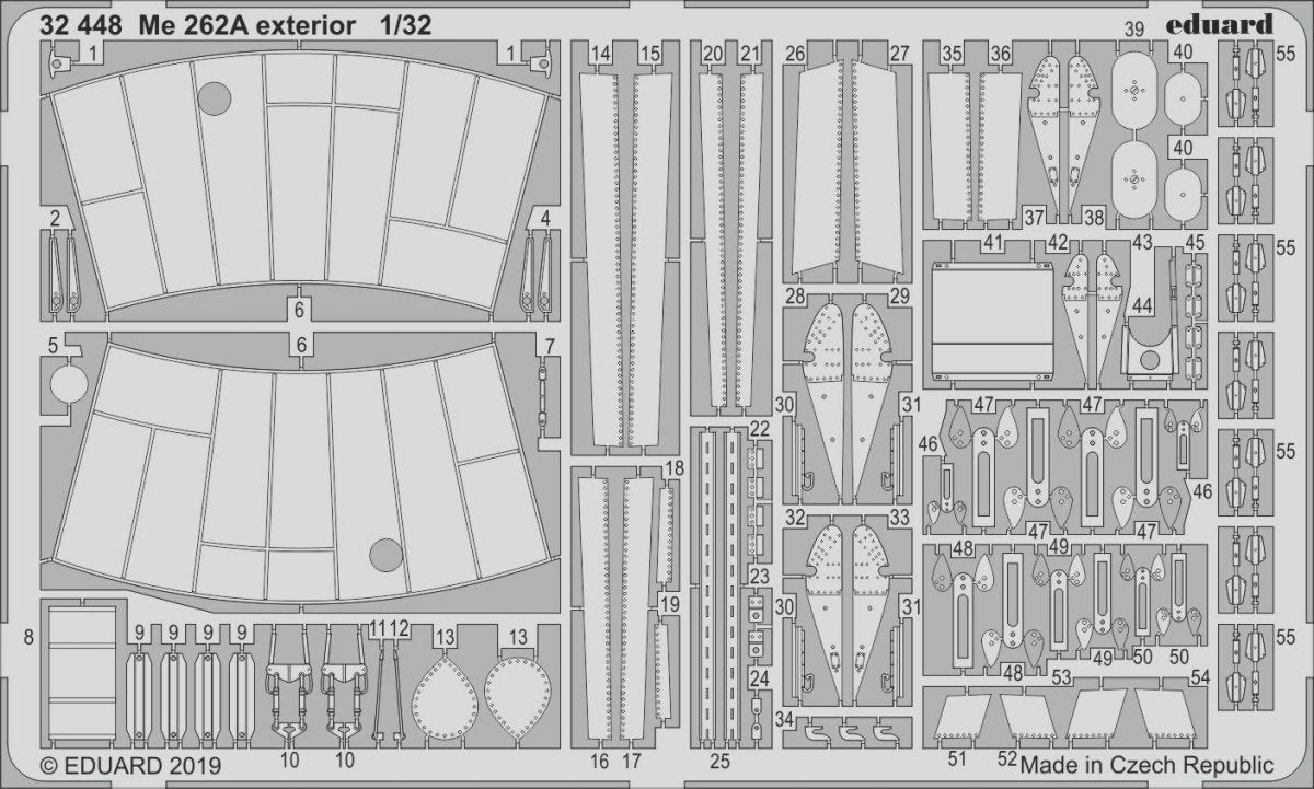 Eduard 32448 Me 262A extérieur 1/32 REVELL