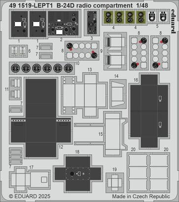 Eduard BIG49450 B-24D part II HOBBY BOSS 1/48