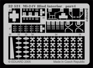 Eduard 32521 Mi-24V Hind intérieur 1/35 TRUMPETER – image 4
