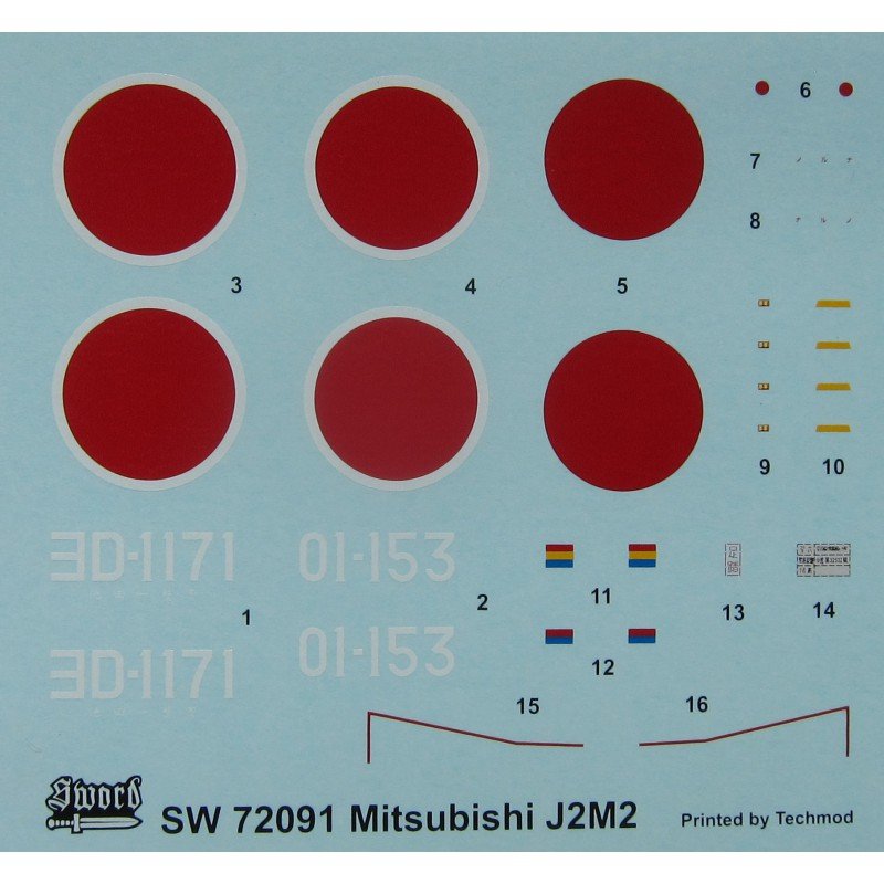 Épée 72091 J2M2 Raiden Modèle 11 (Version tardive) 1/72 – image 5