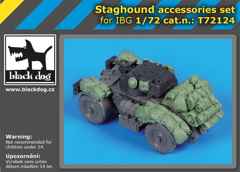 Ensemble d&amp;#39;accessoires Black Dog T72124 Staghound pour RPM 1/72 – image 6