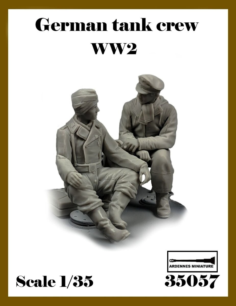 Ardennes Miniature 35057 Équipage de char allemand Seconde Guerre mondiale 1/35