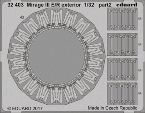 Eduard 32403 Mirage III E/R extérieur ITALERI 1/32 – immagine 2
