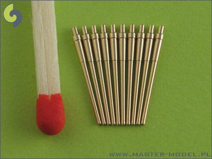 Master SM-700-008 IJN 20cm/50 (8&amp;quot;) 3rd Year Type No. 2 barrels - without blastbags (10pcs) - most IJN cruisers – zdjęcie 4