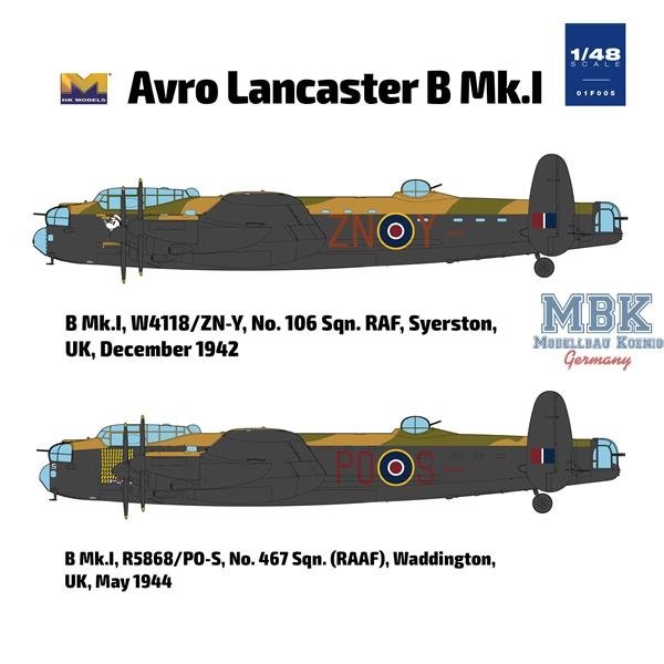 Maquette HK Models 01F005 Avro Lancaster B Mk.I 1/48 – imagen 10
