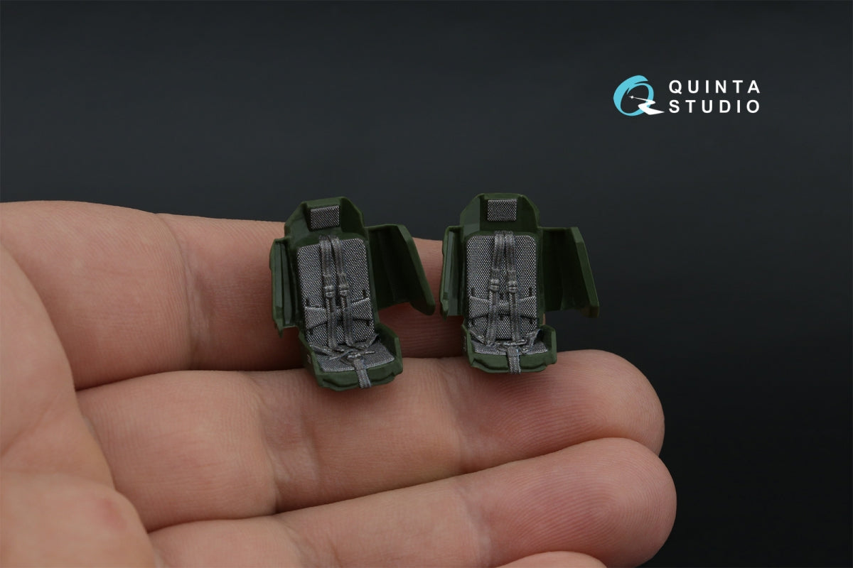 Intérieur imprimé en 3D et coloré sur papier décalcomanie Quinta Studio QD48572 AH-64A (Academy/Modelist) 1/48  – imagen 10