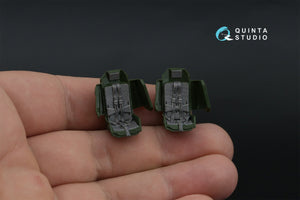 Intérieur imprimé en 3D et coloré sur papier décalcomanie Quinta Studio QD48572 AH-64A (Academy/Modelist) 1/48  – imagen 10