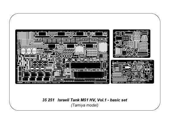 Aber 35251 Char israélien M51HV I Sherman – vol.1 ensemble de base (1/35) – image 6