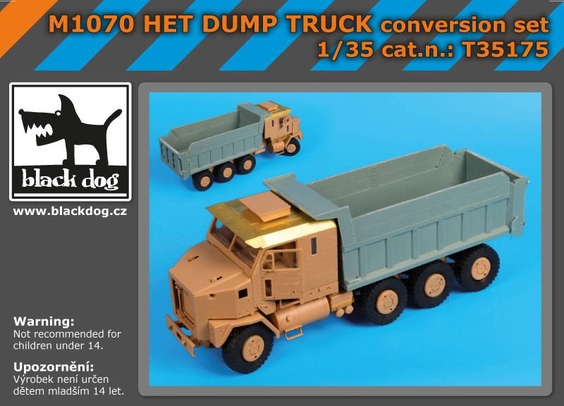 Kit de conversion pour camion-benne Black Dog T35175 M1070 Het, échelle 1/35