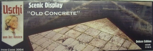 Uschi van der Rosten 3004 Scenic Display Vieux Béton 1/72-1/48