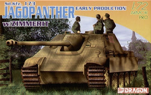 Dragon 7241 Sd.Kfz. 173 JAGDPANT. E.PROD.avec ZIMMERIT (1/72)
