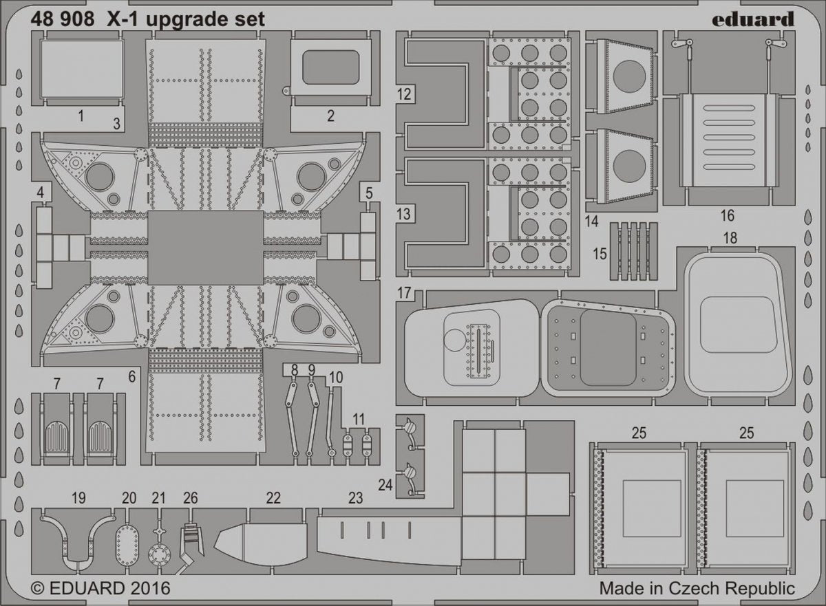 Kit d'amélioration Eduard 48908 X-1 1/48 EDUARD