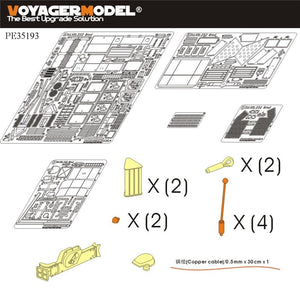 Maquette Voyager PE35193 Sd.Kfz.232 8 ROD allemand de la Seconde Guerre mondiale, version initiale, pour kit TAMIYA au 1/35 – image 2