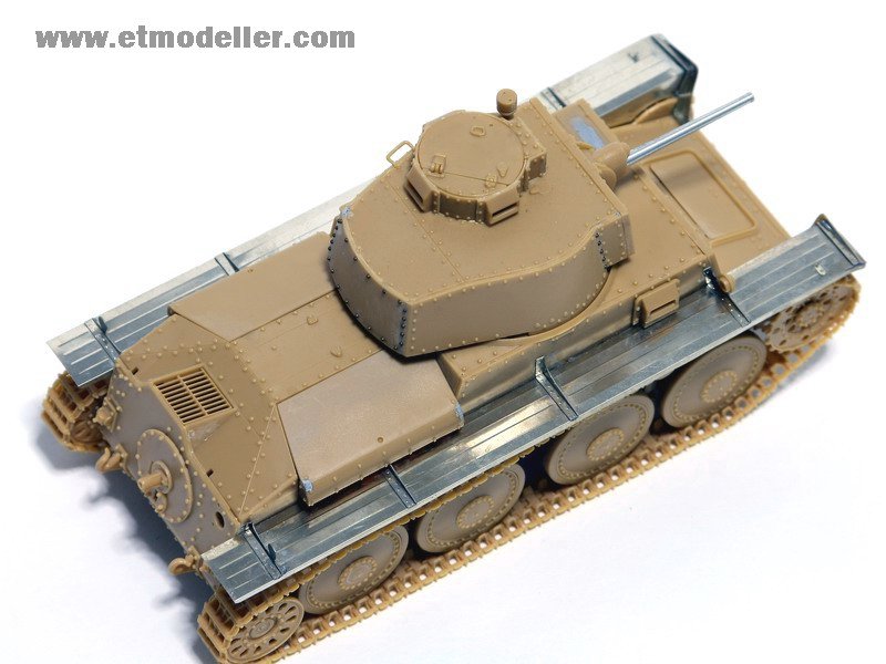 ET modèle EA35-002 seconde guerre mondiale allemand Pz.Kpfw.38(t) Ausf.B/E/F/G garde-boue pour Kit TRISTAR 1/35 – immagine 4