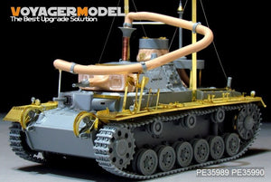Maquette Voyager PE35989, char allemand Pz.KPfw.III (T)Ausf.F « Opération Seelowe » de la Seconde Guerre mondiale, pour DRAGON 6877/6717, échelle 1/35 – image 12