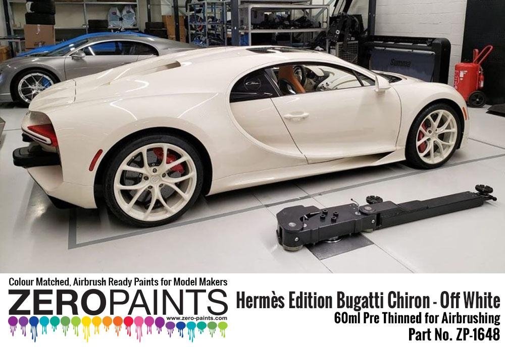 Zero Paints 1648 Hermès Edition Bugatti Chiron Off White 60ML – image 4